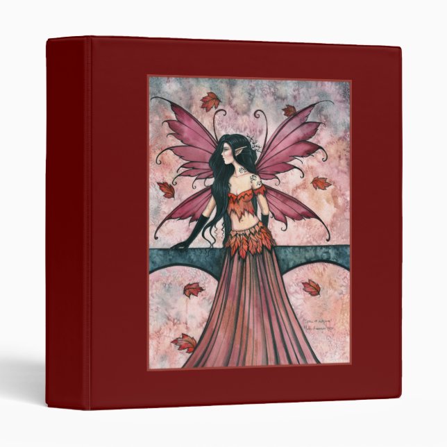 Autumn Fairy Binder by Molly Harrison (Front/Spine)