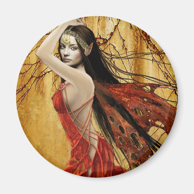 Autumn Fairy Magnet (Front)