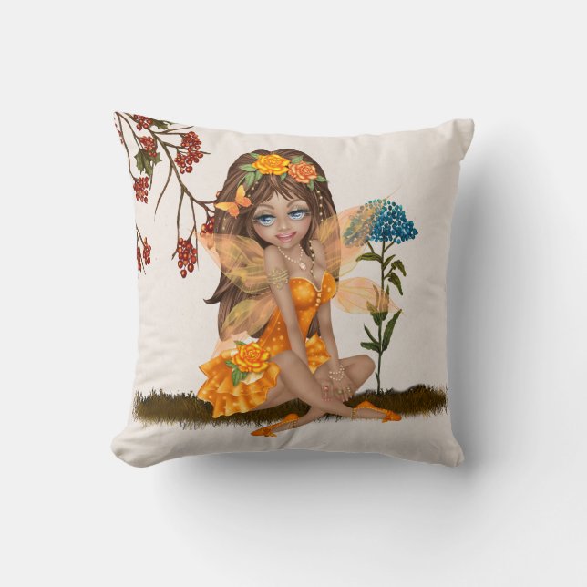 Autumn Fairy Pillow (Front)