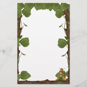 Autumn Fairy Pumpkin Cottage Stationery
