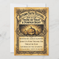 Autumn Faith Festival Trunk Or Treat Halloween