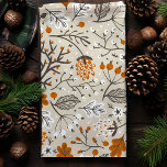 Autumn Fall Berries Leaves and Branches Pattern Kitchen Towel<br><div class="desc">Bring the warm colours of fall into your kitchen with this beautifully designed towel. Featuring an elegant pattern of autumn berries, leaves, and branches on a neutral background, this towel adds a cozy, seasonal touch to any kitchen. Perfect for drying dishes or as a decorative piece, it embodies the essence...</div>