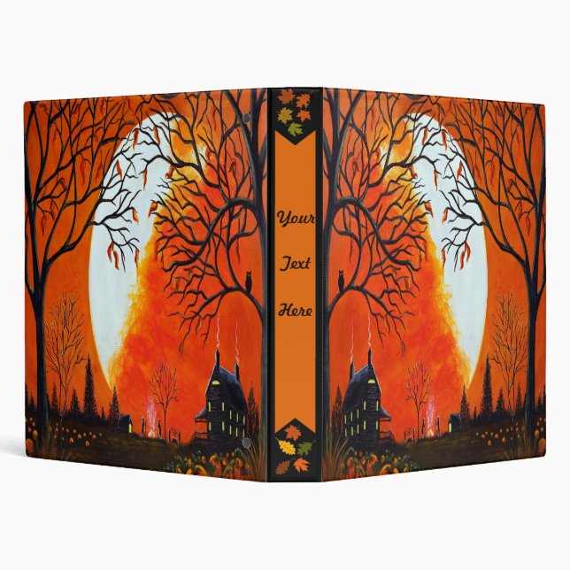 Autumn/Fall Binder "Burning Leaves" (Background)