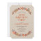 Autumn/Fall Floral 50th Birthday Party Invitation