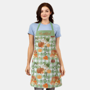 Autumn/ Fall glitter pumpkins All-Over Print Apron