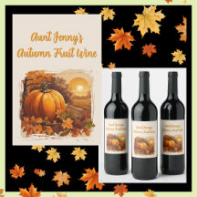 Autumn Fall Landscape Pumpkin 