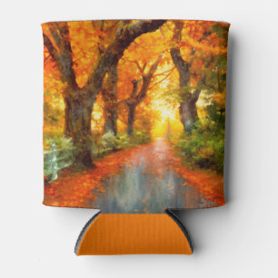 Autumn/Fall/Leaves/nature Can Cooler