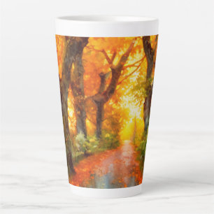 Autumn/Fall/Leaves/nature  Latte Mug