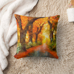 Autumn/Fall/Leaves/nature  Throw Pillow