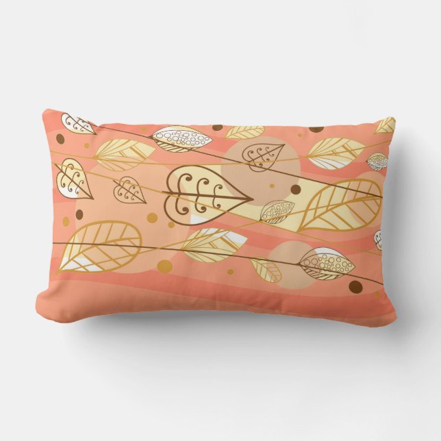 Autumn Fall Leaves Pillow (Front)