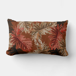Autumn Fall Leaves Throw Pillow