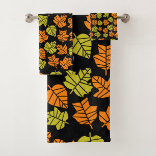 Autumn Fall Nature Transition Bath Towel Set