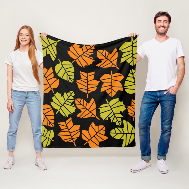 Autumn Fall Nature Transition Fleece Blanket (In Situ)