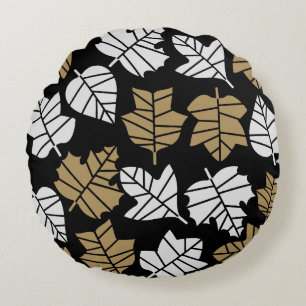 Autumn Fall Nature Transition Round Pillow