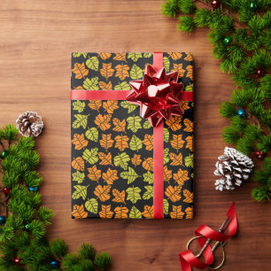 Autumn Fall Nature Transition Wrapping Paper