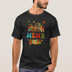 Autumn Fall Outfit Mema Thankful Grateful Blessed T-Shirt