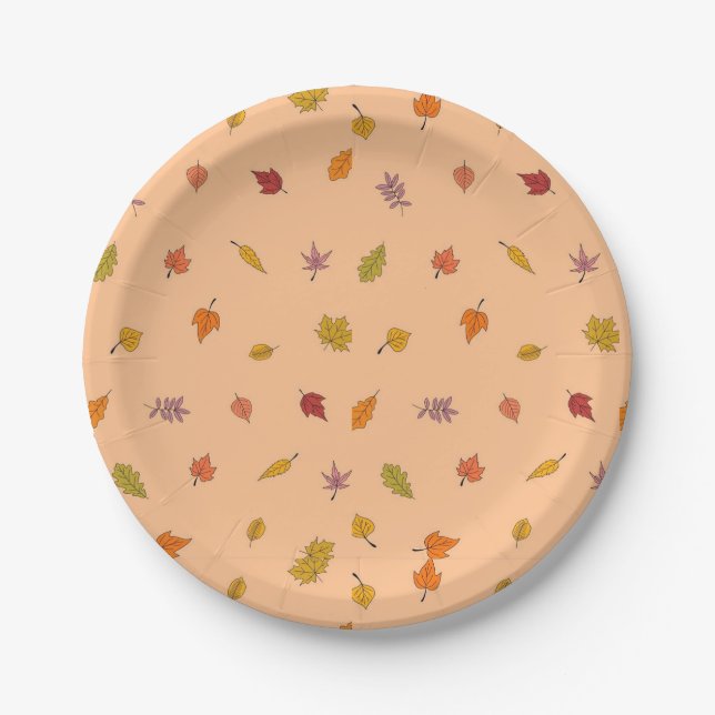 Autumn Fall   Paper Plate (Front)