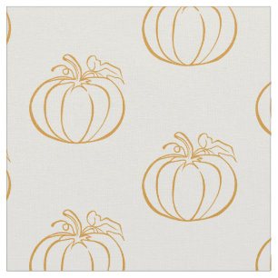 Autumn Fall Pumpkin Thanksgiving design Fabric