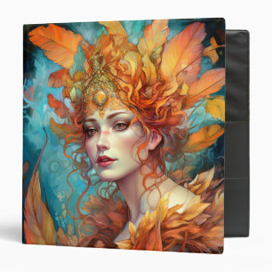 Autumn Fall Queen Goddess Fantasy Art Binder