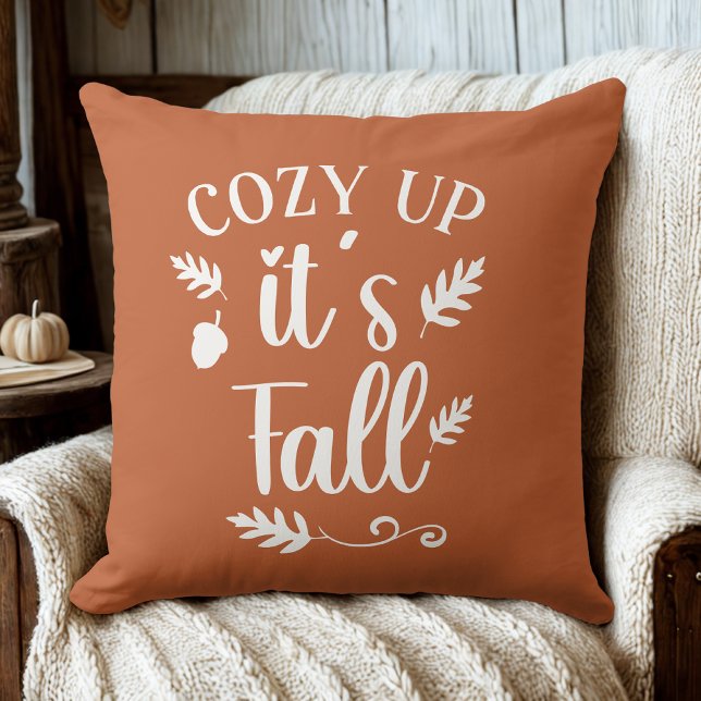 Autumn, Fall Rustic Throw Pillow (Creator Uploaded)
