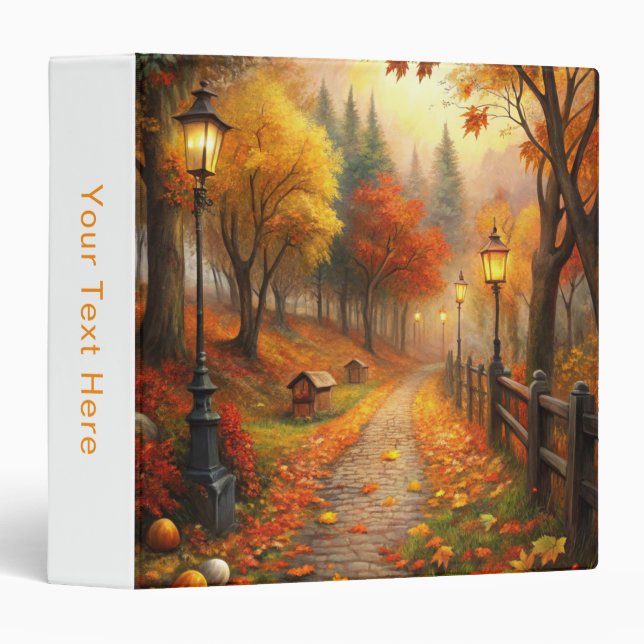 Autumn Fall Scene Binder (Front/Spine)