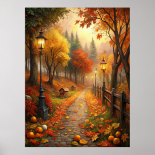 Autumn Fall Scene Poster