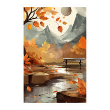 Autumn / Fall Scene Poster