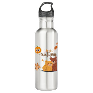 Autumn Fall Shirt, Thanksgiving Shirt, Fall Pumpki 710 Ml Water Bottle