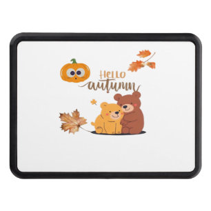 Autumn Fall Shirt, Thanksgiving Shirt, Fall Pumpki Trailer Hitch Cover