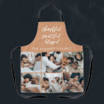 Autumn Fall Thankful Grateful Blessed Family Photo Apron<br><div class="desc">Autumn Fall Thankful Grateful Blessed Family Photo Apron</div>