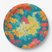 Autumn fall watercolor floral baby shower