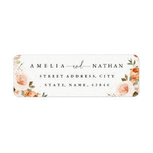 Autumn Fall Watercolor Flower Wedding