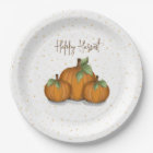 Autumn Fall Watercolor Pumpkin Elegant Harvest