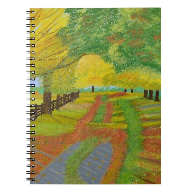 Autumn- Fallen Leaves Notebook (Front)