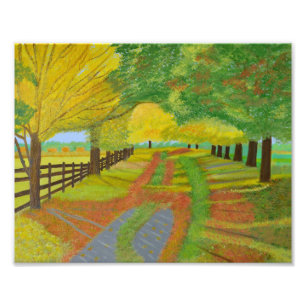 Autumn Fallen Leaves Photo Print