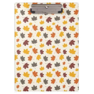 Autumn Falling Leaves Clipboard