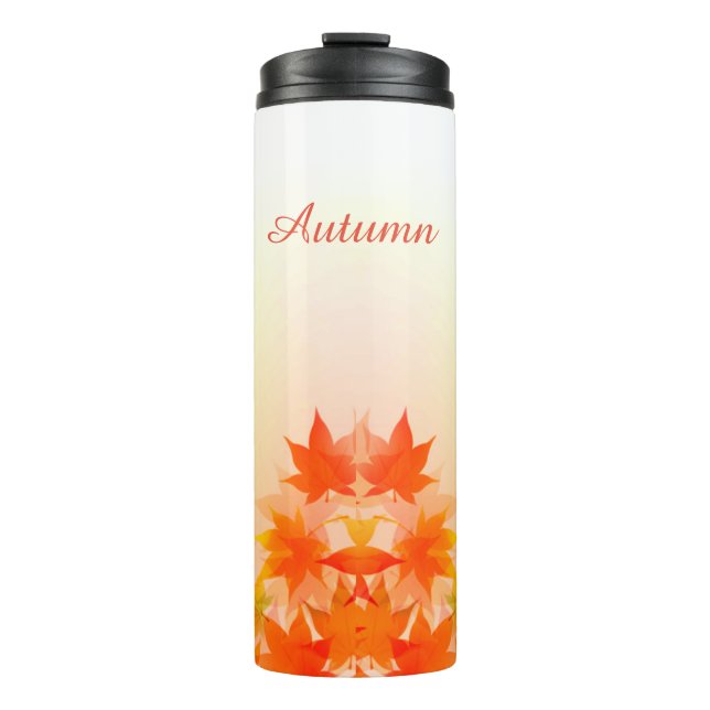 Autumn FallThermal Tumbler (Front)