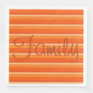 Autumn Family Dinner Napkins