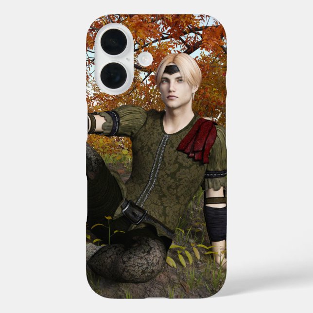 Autumn Fantasy Prince Forest Portrait Case-Mate iPhone Case (Back)