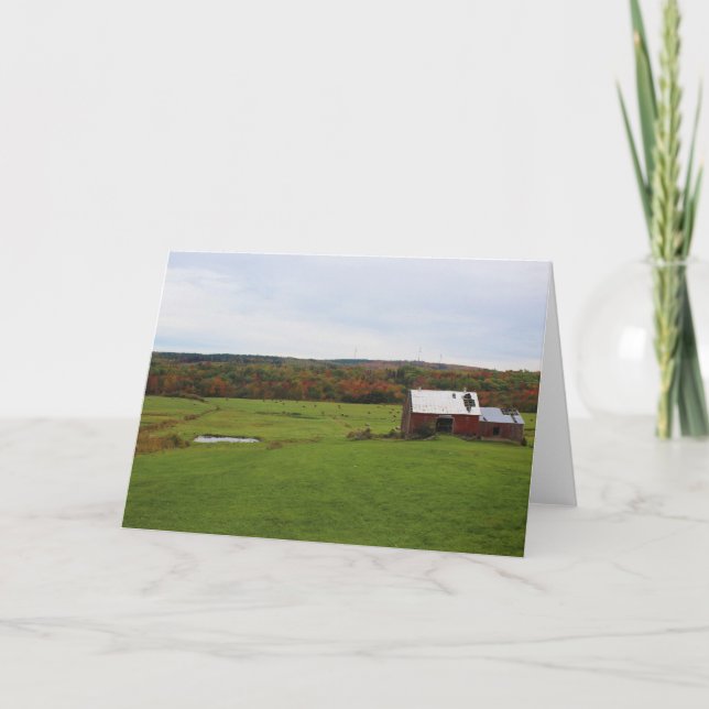Autumn Farm Card (Front)