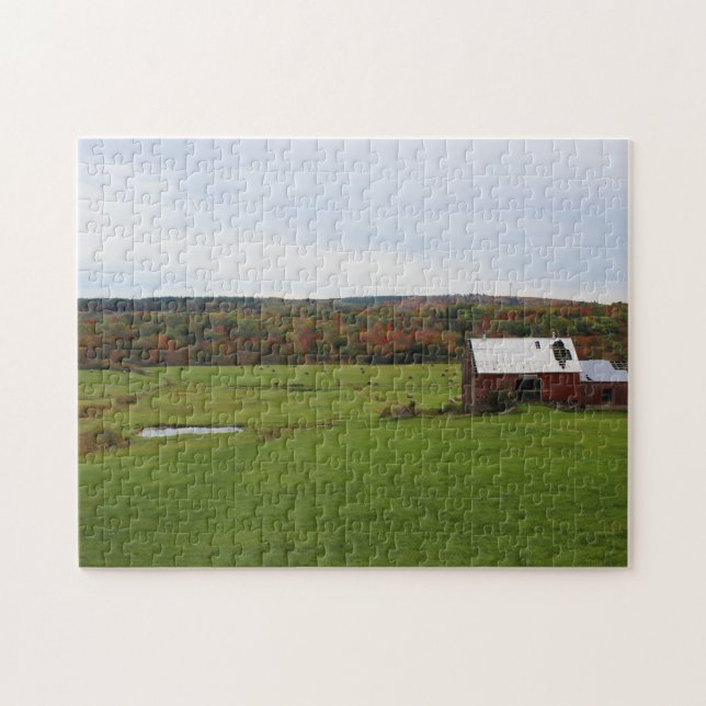 Autumn Farm Jigsaw Puzzle (Horizontal)
