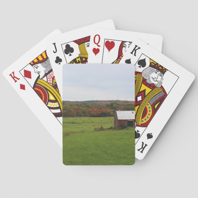 Autumn Farm Playing Cards (Back)