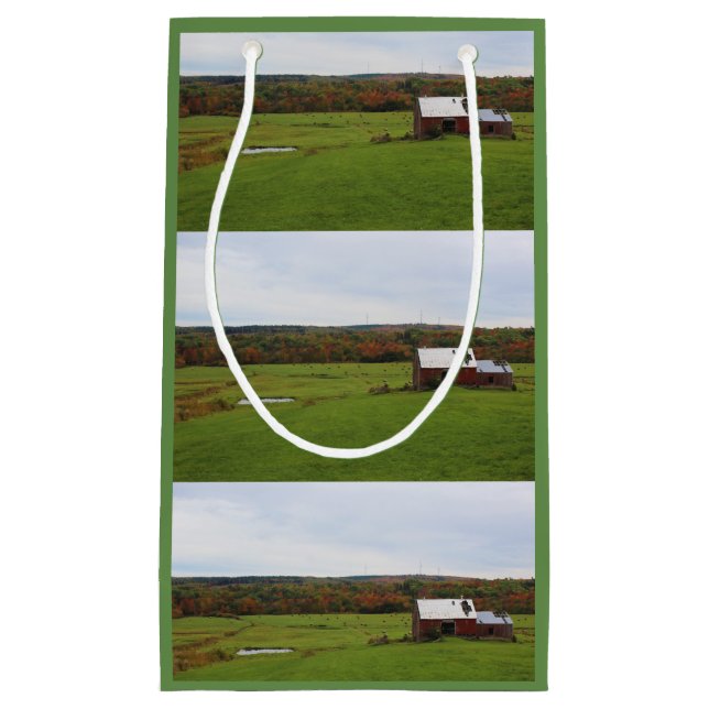 Autumn Farm Small Gift Bag (Front)