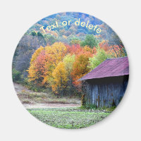 Autumn Farm Tobacco Barn Nature Personalized