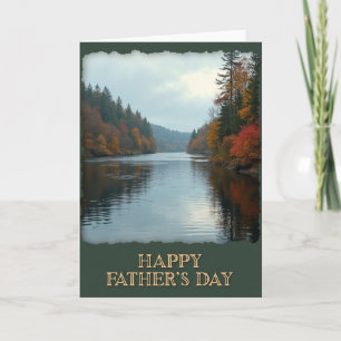 Autumn Fathers Day River Card