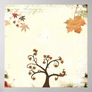autumn feel poster