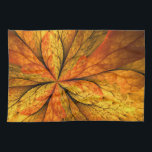Autumn Feeling, Modern Abstract Fractal Flower Kitchen Towel<br><div class="desc">An autumn plant with texture,  unusual Fractal Art.
Design for your kitchen towel and more.</div>
