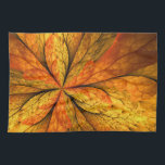 Autumn Feeling, Modern Abstract Fractal Flower Kitchen Towel<br><div class="desc">An autumn plant with texture,  unusual Fractal Art.
Design for your kitchen towel and more.</div>