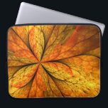Autumn Feeling, Modern Abstract Fractal Flower Laptop Sleeve<br><div class="desc">An autumn plant with texture,  unusual Fractal Art.
Design for your laptop sleeve and more.</div>