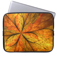 Autumn Feeling, Modern Abstract Fractal Flower